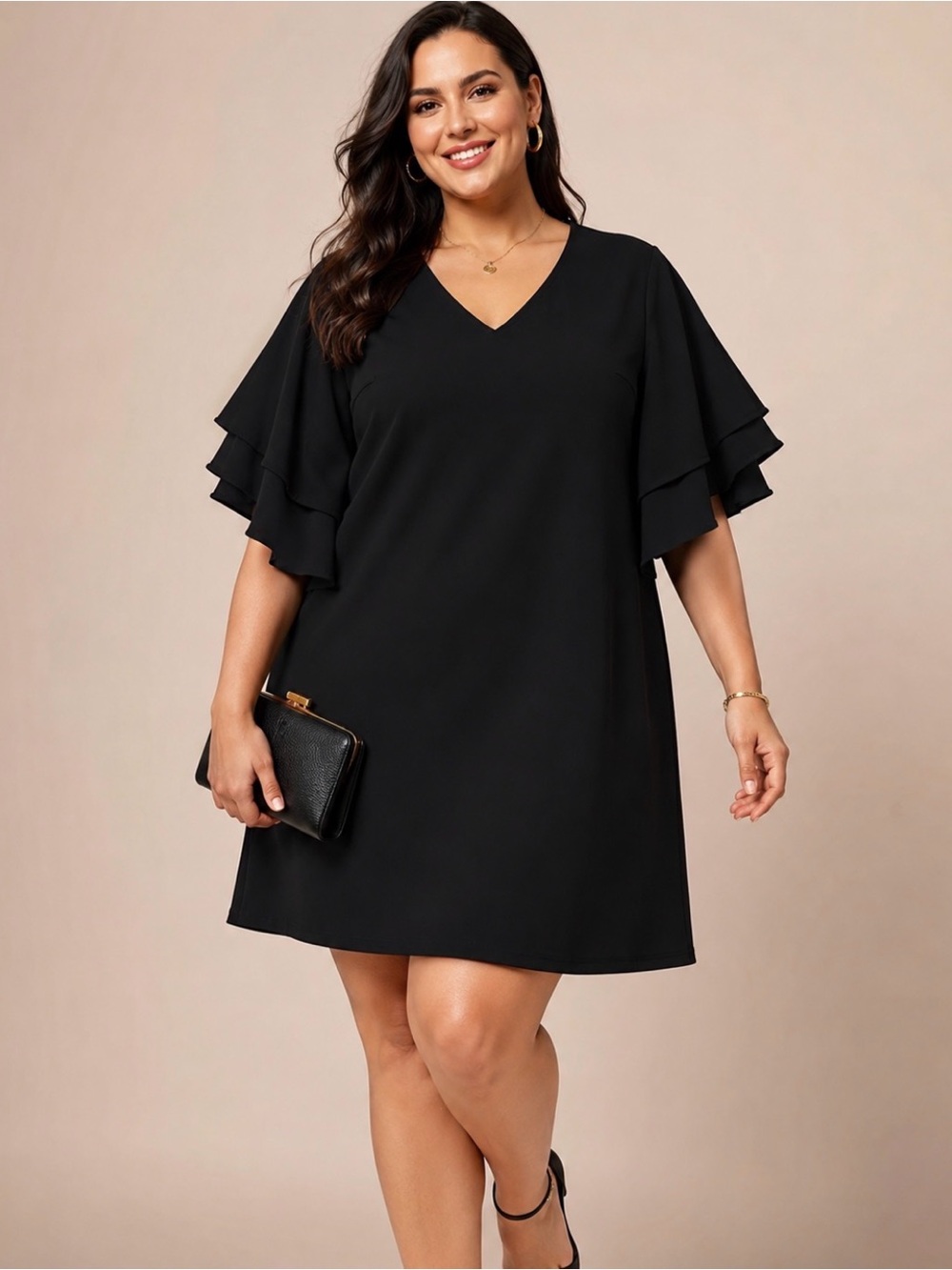Lafayette 148 New York Little Black Dress Size XL